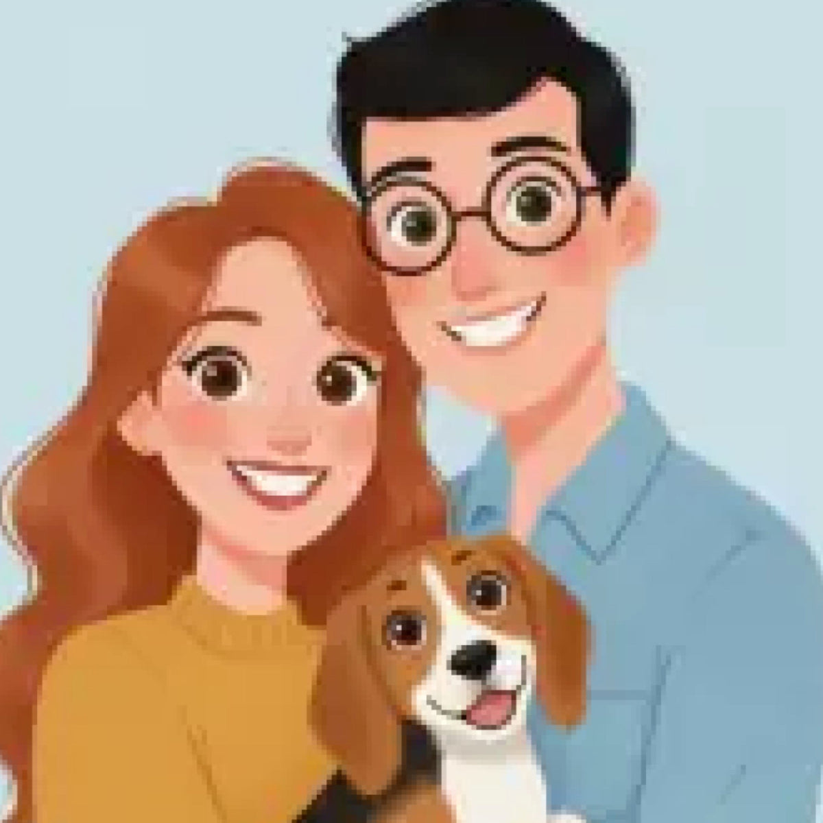 Animated Family Portrait detail