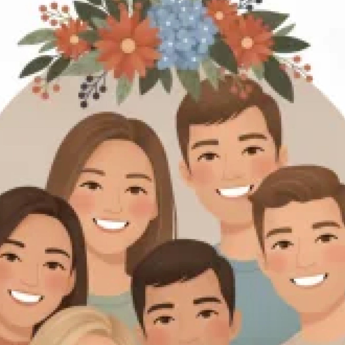 Bloom Family Portrait detail