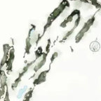 Watercolor Golf Course Map detail