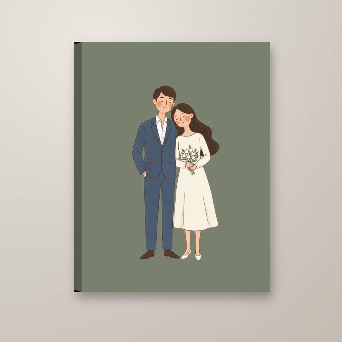 Storybook Portrait on gallery-wrapped canvas