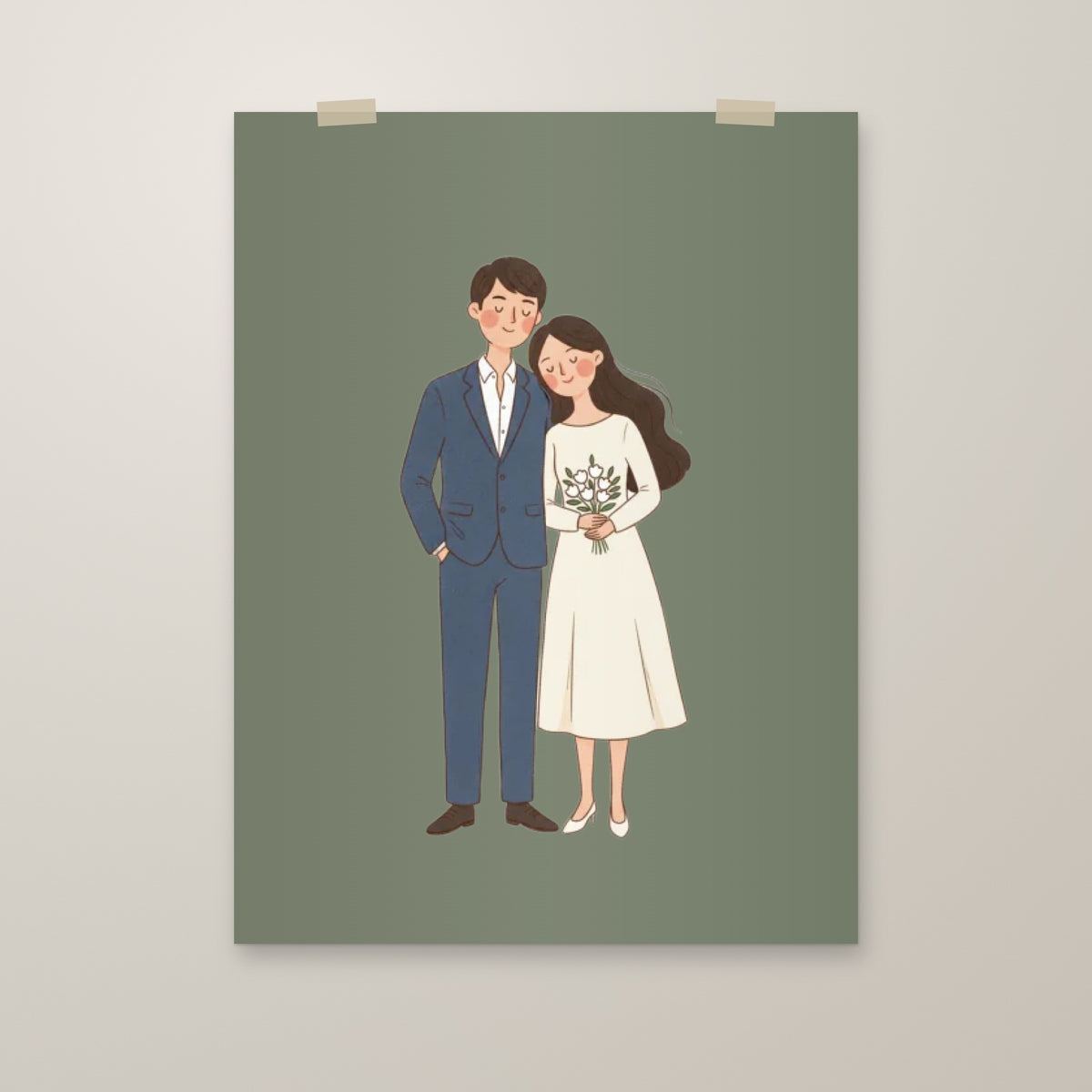 Storybook Portrait as an unframed fine-art print