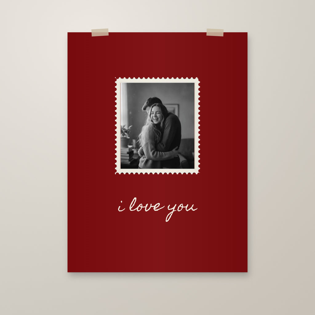 Vintage Stamp Photo Print as an unframed fine-art print