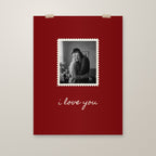 Vintage Stamp Photo Print as an unframed fine-art print